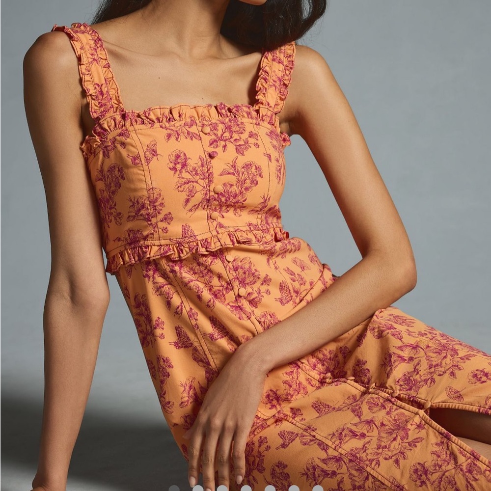 Linden Slim Square-Neck Dress - Picture 2 of 13